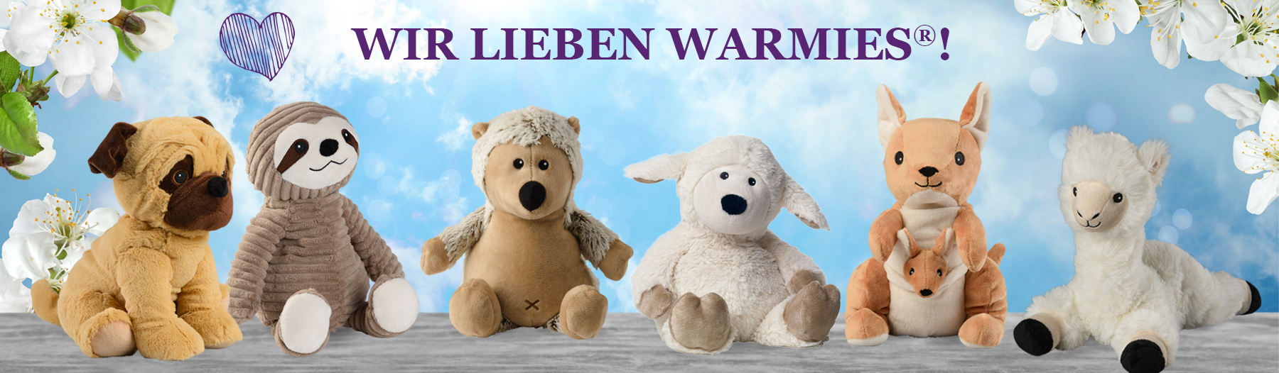Kuscheltier Wärmekissen Wärmestofftier mit Lavendelduft Geschenkverpackung Love Büchlein mit spannenden Kindergeschichten Warmies Geschenkset Drache 